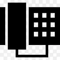 办公室的电话电缆图标-空若网 办公室的电话电缆图标-空若网