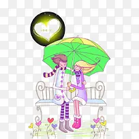 伞下爱情-空若网 伞下爱情-空若网