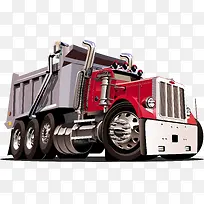 红色科技卡车-空若网 红色科技卡车-空若网