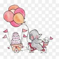 卡通生日蛋糕-空若网 卡通生日蛋糕-空若网