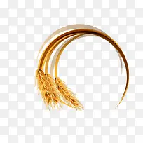 麦穗边框-空若网 麦穗边框-空若网