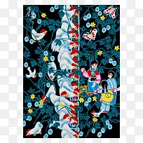 手绘乡村科学鸡-空若网 手绘乡村科学鸡-空若网