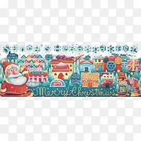 圣诞老人题头海报-空若网 圣诞老人题头海报-空若网