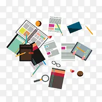 日记本商务矢量-空若网 日记本商务矢量-空若网