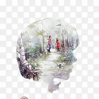 插画-空若网 插画-空若网