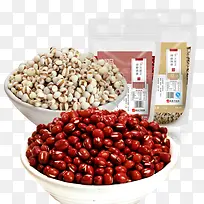 高清摄影健康食材红豆薏米-空若网 高清摄影健康食材红豆薏米-空若网