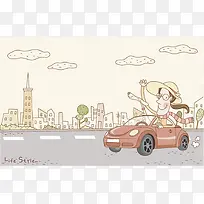 商业插画手绘卡通-空若网 商业插画手绘卡通-空若网