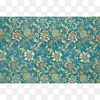 手工花纹面料背景-空若网 手工花纹面料背景-空若网