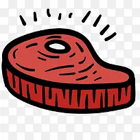 矢量猪肉食物-空若网 矢量猪肉食物-空若网