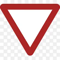 红色倒三角形-空若网 红色倒三角形-空若网