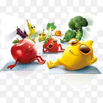 悠闲的水果蔬菜-空若网 悠闲的水果蔬菜-空若网