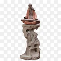 达摩祖师谈古琴摆件-空若网 达摩祖师谈古琴摆件-空若网