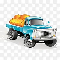 油罐运输车插画-空若网 油罐运输车插画-空若网