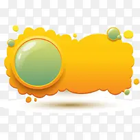 橙色抽象标签背景矢量素材-空若网 橙色抽象标签背景矢量素材-空若网