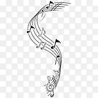 五线谱素材-空若网 五线谱素材-空若网