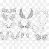 十二款手绘翅膀-空若网 十二款手绘翅膀-空若网