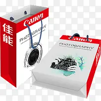 佳能创意简约环保纸质手拎袋-空若网 佳能创意简约环保纸质手拎袋-空若网