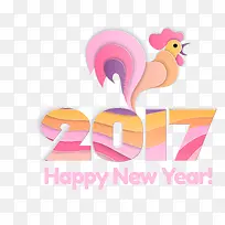 时尚鸡年标志设计矢量素材-空若网 时尚鸡年标志设计矢量素材-空若网