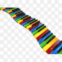 彩色钢琴键盘-空若网 彩色钢琴键盘-空若网