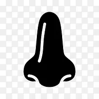 黑色正面人物鼻子素材-空若网 黑色正面人物鼻子素材-空若网