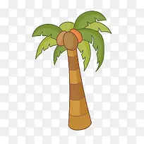 卡通椰子树-空若网 卡通椰子树-空若网