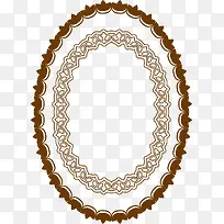 椭圆边框花纹-空若网 椭圆边框花纹-空若网