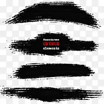 黑色墨点矢量素材-空若网 黑色墨点矢量素材-空若网