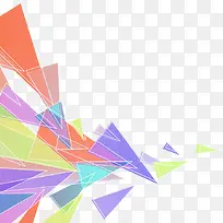 多彩清新碎片漂浮素材-空若网 多彩清新碎片漂浮素材-空若网