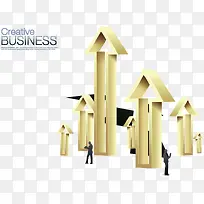 商业数据箭头图案-空若网 商业数据箭头图案-空若网