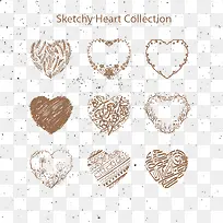 复古噪点爱心-空若网 复古噪点爱心-空若网