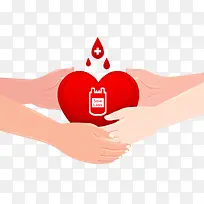 爱心献血卡通插画-空若网 爱心献血卡通插画-空若网