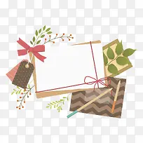 卡通创意画纸免抠图-空若网 卡通创意画纸免抠图-空若网