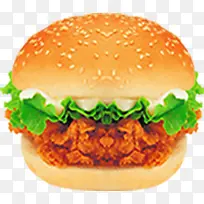 双层脆鸡堡快餐食物肯德基-空若网 双层脆鸡堡快餐食物肯德基-空若网