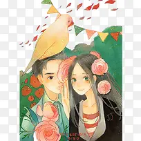 唯美插画-空若网 唯美插画-空若网