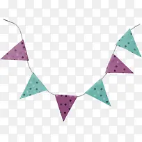 多彩装饰三角旗-空若网 多彩装饰三角旗-空若网