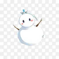 手绘可爱漫画雪人-空若网 手绘可爱漫画雪人-空若网