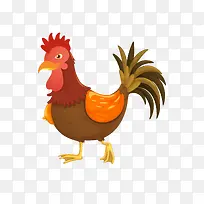 可爱大公鸡免抠素材-空若网 可爱大公鸡免抠素材-空若网