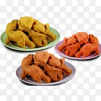 盘装油炸鸡腿素材-空若网 盘装油炸鸡腿素材-空若网
