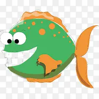 绿色卡通鱼儿下载-空若网 绿色卡通鱼儿下载-空若网