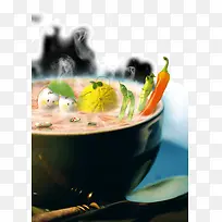 饭碗 食物 辣椒 鸡蛋 背景装饰图-空若网 饭碗 食物 辣椒 鸡蛋 背景装饰图-空若网