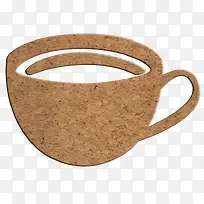 棕色咖啡杯-空若网 棕色咖啡杯-空若网