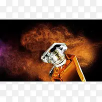 透明橙色香水瓶子-空若网 透明橙色香水瓶子-空若网