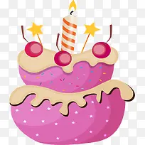 手绘生日蛋糕-空若网 手绘生日蛋糕-空若网