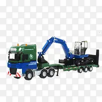平板拖车带挖掘机-空若网 平板拖车带挖掘机-空若网