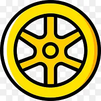 合金车轮图标-空若网 合金车轮图标-空若网