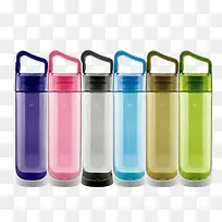 多色手提式塑胶水杯-空若网 多色手提式塑胶水杯-空若网