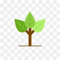 扁平化树PNG下载-空若网 扁平化树PNG下载-空若网