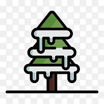 扁平化树PNG下载-空若网 扁平化树PNG下载-空若网