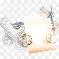 欧式花纹公告栏之橙色-空若网 欧式花纹公告栏之橙色-空若网