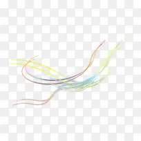 精美彩色曲线线条-空若网 精美彩色曲线线条-空若网